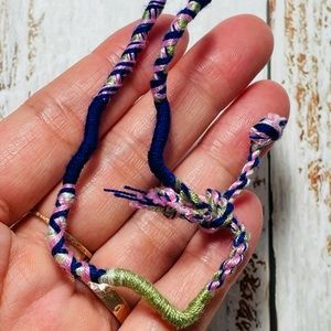 Purple & Green Macrame Wrapped Bracelet (Free w/ Bundle)